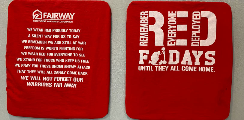 RED Friday shirts