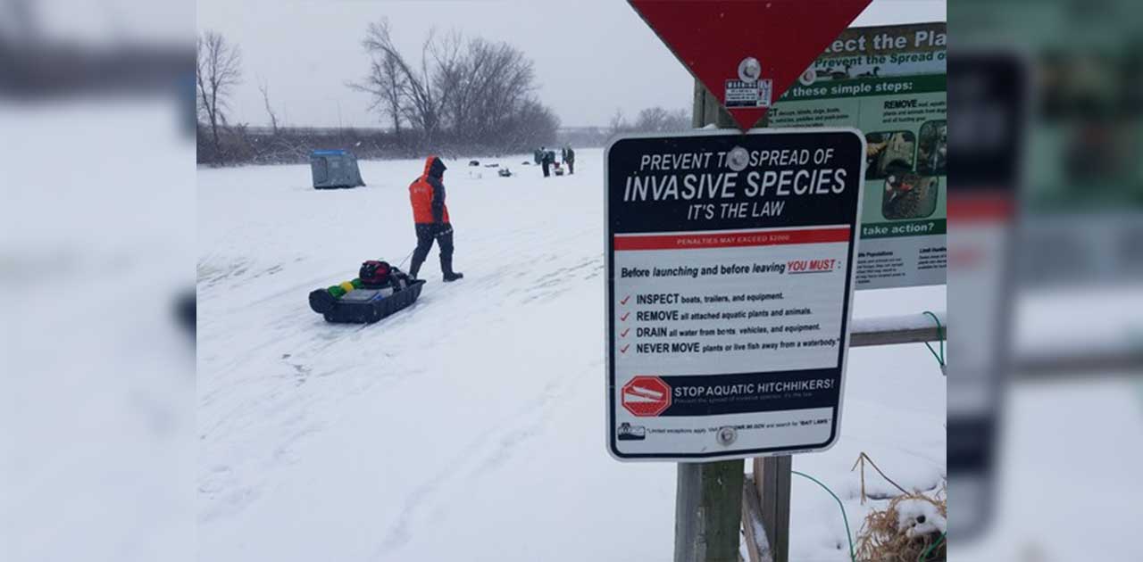 DNR Urges Ice Anglers To Protect Waterways From Aquatic Invasive ...