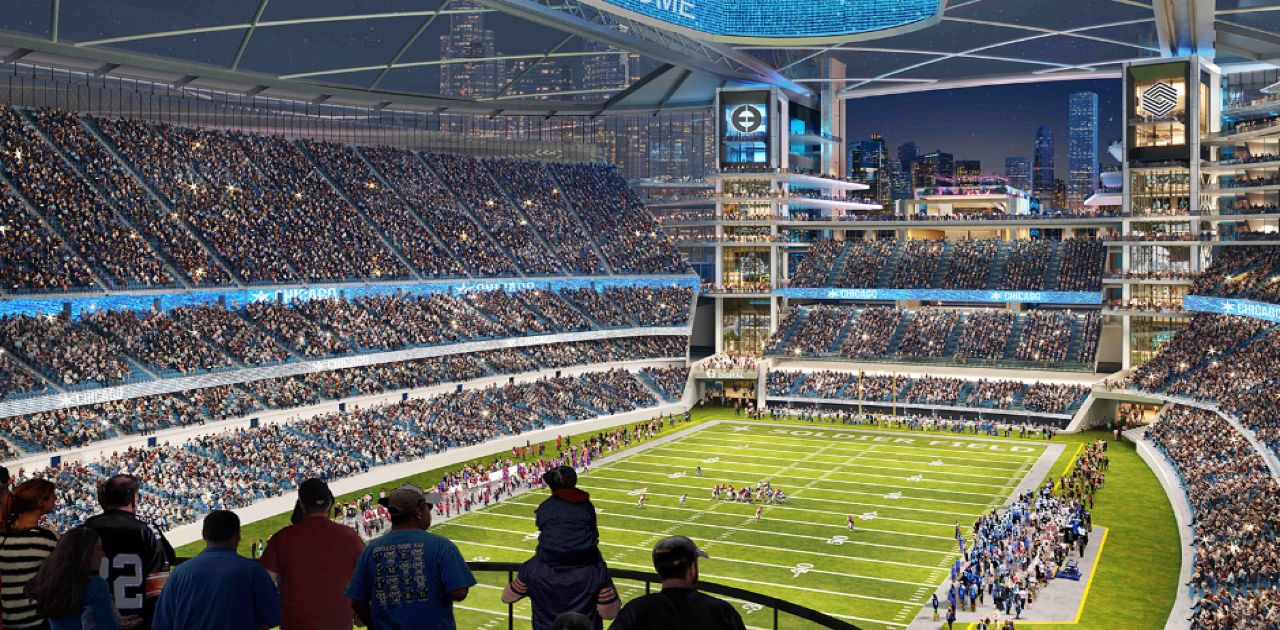 City of Chicago and LandMark Development Propose Domed Soldier Field Plan;  6 Minute Video Outlines Details - OnFocus