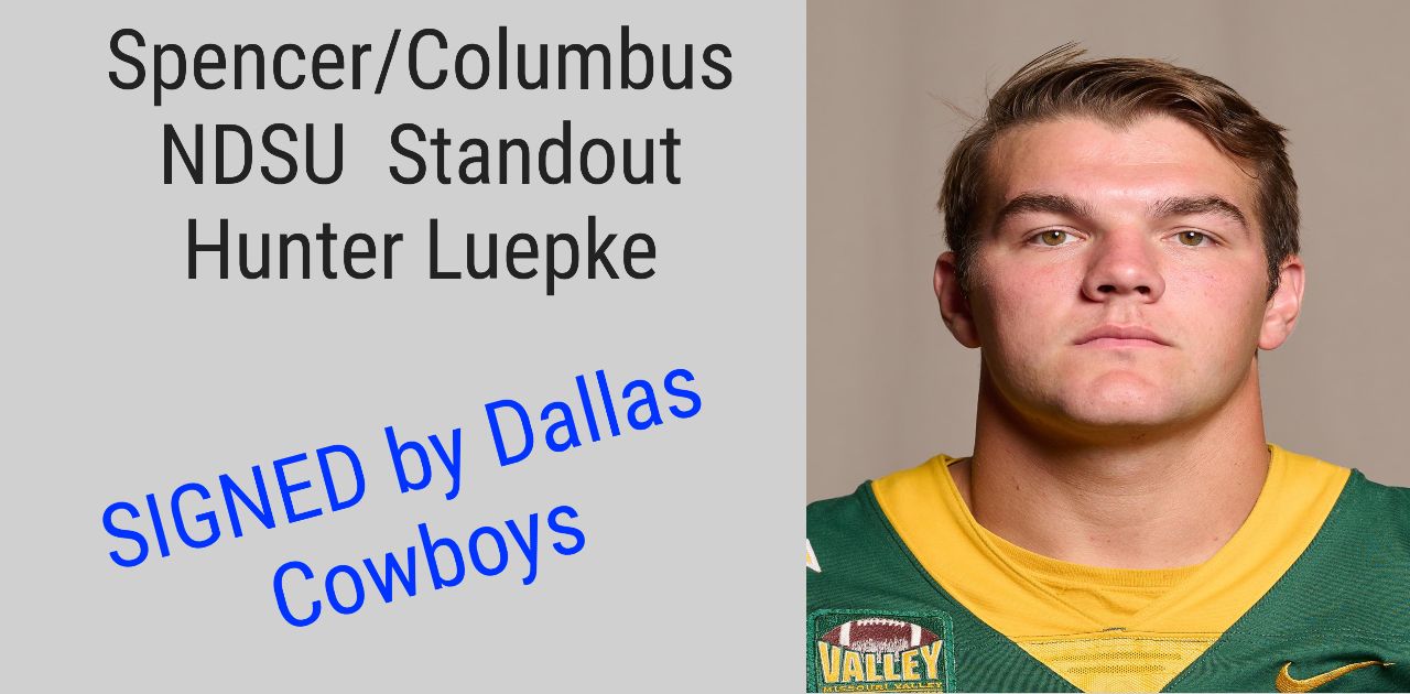 Spencer/Columbus, NDSU Standout Hunter Luepke Signed by Dallas Cowboys -  OnFocus