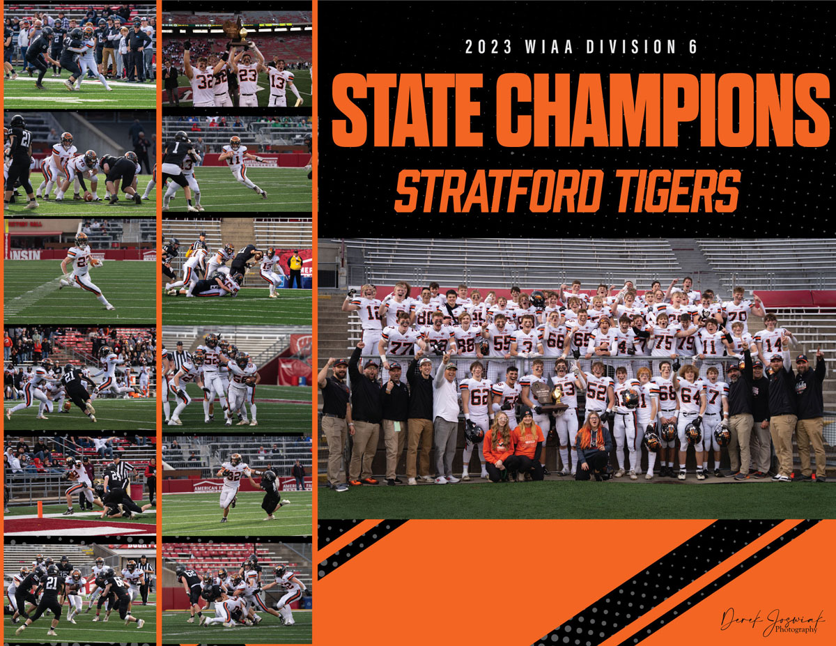 2024 12 Month Stratford Tigers Champion Calendar OnFocus