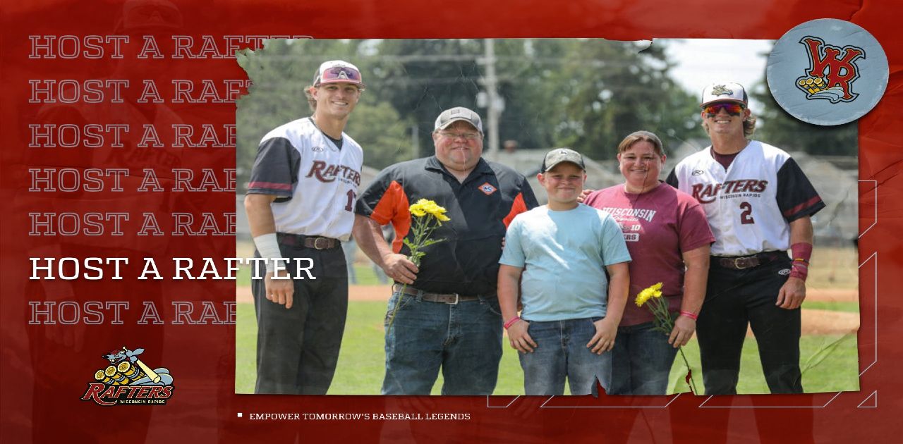 Wisconsin Rapids Rafters Baseball Team Seeks Host Families for the 2024 Season